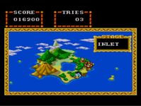 une photo d'Ã©cran de Deep Duck Trouble sur Sega Master System